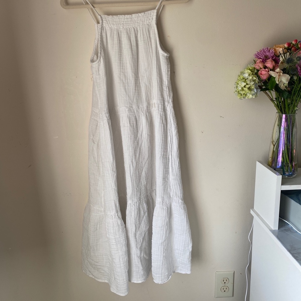 H&M Crinkled Cotton Dress